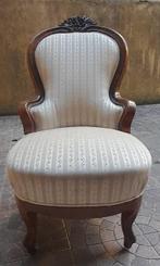 Fauteuil (2) - Noyer - Poltrone Napoli XIX, Antiek en Kunst