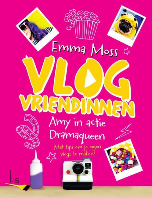 Vlogvriendinnen 2 -   Amy in actie - Dramaqueen, Boeken, Kinderboeken | Jeugd | 10 tot 12 jaar, Zo goed als nieuw, Verzenden