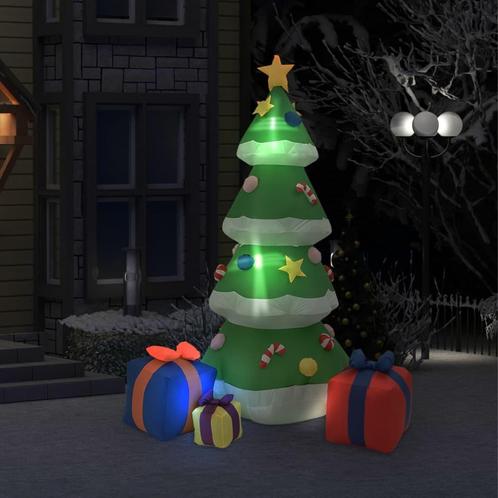 vidaXL Kerstdecoratie opblaasbaar kerstboom LED, Diversen, Kerst, Nieuw, Verzenden