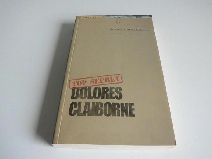 Dolores Claiborne / Top secret zomerthrillers Gva / HBvL, Boeken, Thrillers, Gelezen, Verzenden