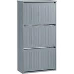 2dekans | SoBuy - Schoenenkast - Grijs - 61x26x120 cm, Ophalen of Verzenden, Nieuw