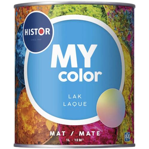 Histor MY color Lak Mat RAL 9005 | Gitzwart 3L, Doe-het-zelf en Bouw, Verf, Beits en Lak, Nieuw, Verzenden