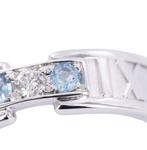 Tiffany & Co. - 18 karaat Witgoud - Ring Aquamarijn -