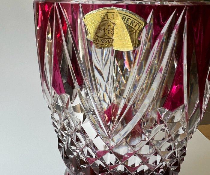 Val Saint Lambert - Vase - Cristal - Coupes en forme de, Antiek en Kunst, Antiek | Glaswerk en Kristal