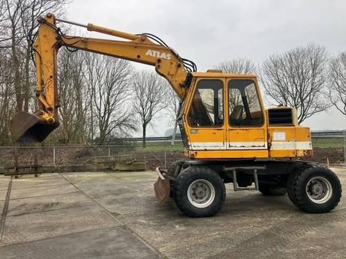 Veiling: Wielgraafmachine Atlas 1204 Diesel 1992 (Marge), Zakelijke goederen, Machines en Bouw | Kranen en Graafmachines, Ophalen