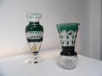 Val Saint Lambert - René Delvenne - Vase (2) - Cristal, Antiek en Kunst
