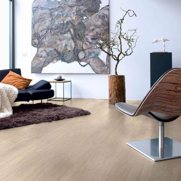 Quick Step Eligna EL1304 laminaat eik lichtgrijs, Doe-het-zelf en Bouw, Vloerdelen en Plavuizen, Ophalen of Verzenden