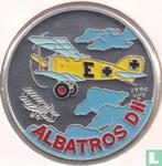 Cuba 10 pesos 1994 (PROOF) Albatros D.II, Postzegels en Munten, Munten | Amerika, Verzenden, Losse munt, Goud