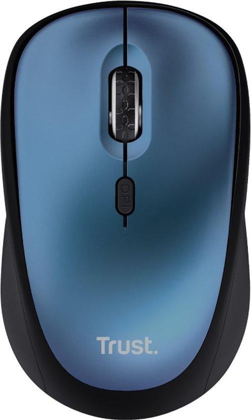 Trust Yvi+ - Draadloze Muis - Compact - Stil - Blauw, Computers en Software, Muizen, Nieuw, Verzenden
