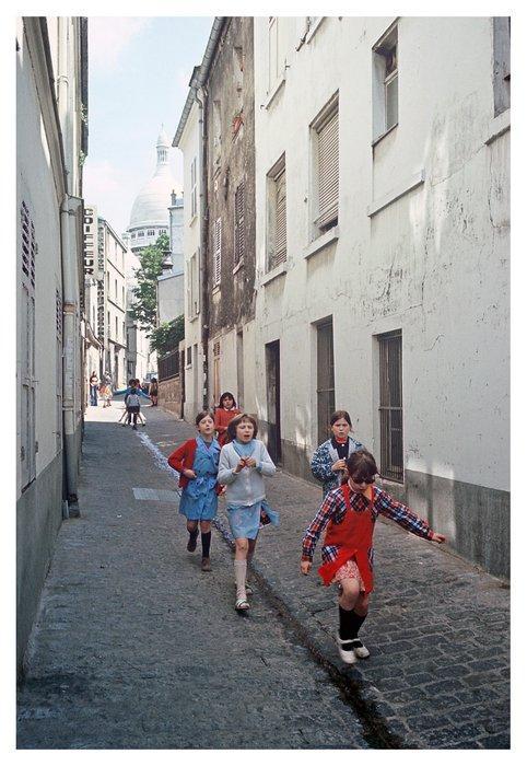 Hubertus Hierl (1940) - Die Kinder vom Montmartre (Paris -, Antiek en Kunst, Kunst | Designobjecten