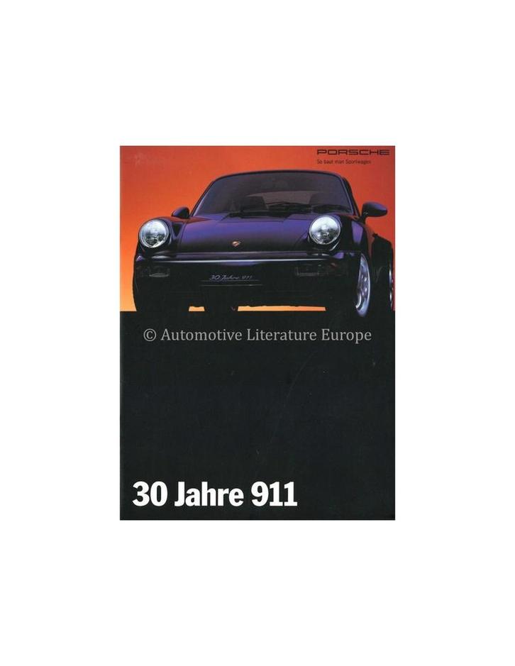 1993 PORSCHE 911 30 JAHRE BROCHURE DUITS, Boeken, Auto's | Folders en Tijdschriften