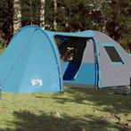 vidaXL Koepeltent 6-persoons waterdicht blauw, Caravans en Kamperen, Tenten, Verzenden, Nieuw
