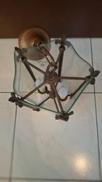 Lantaarn - Messing, Glas, Metaal, Brons, Antiek en Kunst