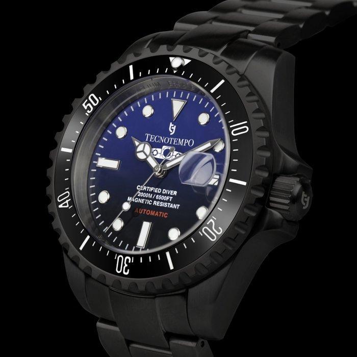 Tecnotempo - Automatic Diver 2000M - White Submarine, Handtassen en Accessoires, Horloges | Heren