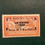 Frankrijk 1929 - Expo van Le Havre - goede centrage -gekeurd, Gestempeld