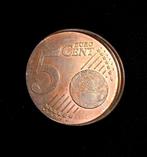 Spanje. 5 Cent 2024 - error - off-centered struck (Zonder, Postzegels en Munten