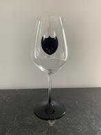 Verre à champagne (6) - Dom Perignon with black logo & stem, Nieuw
