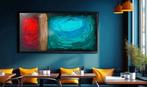 Ksavera - Abstract A1365 - painting on XXL canvas 210cm