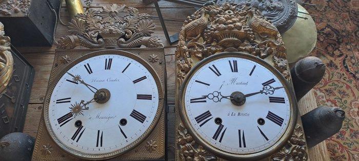 Comtoise klok (5) - Antiek Koper/Emaille - 1850-1900, Antiquités & Art, Antiquités | Horloges