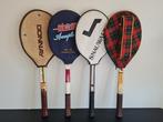 4 vintage houten tennisrackets: Snauwaert - Donnay -