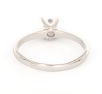Zonder Minimumprijs - Ring - 18 karaat Witgoud - 0.20ct. tw., Handtassen en Accessoires, Ringen, Nieuw