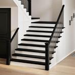 vidaXL Traptreden 8 st 110x30x2 cm massief eikenhout, Doe-het-zelf en Bouw, Ladders en Trappen, Verzenden, Nieuw