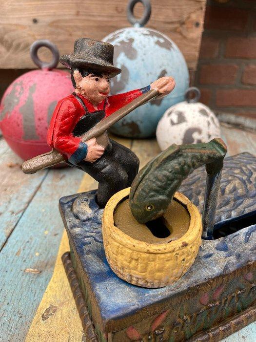 Decoratief ornament - Mechanische spaarpot - Europa, Antiek en Kunst, Curiosa en Brocante