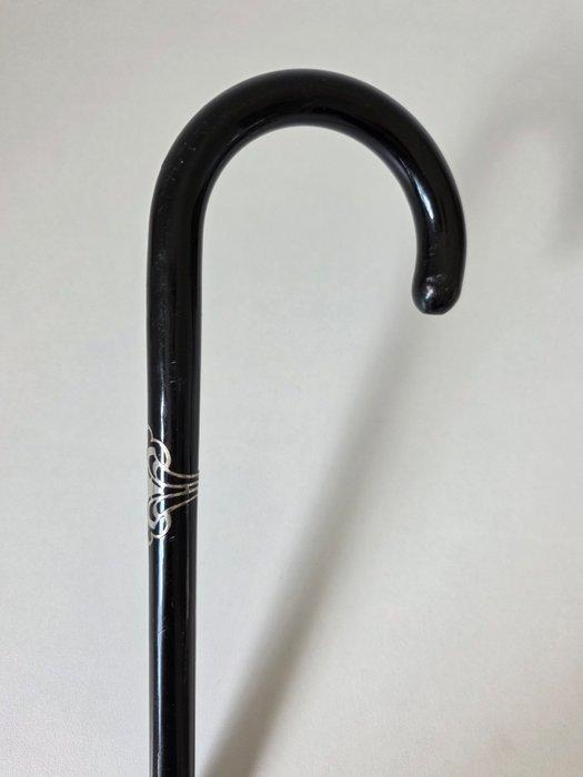 Wandelstok - Gedetailleerde wandelstok ingelegd met Zilver,, Antiek en Kunst, Antiek | Overige Antiek