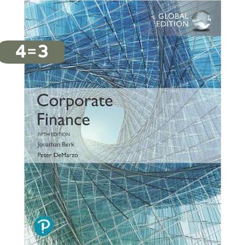 Corporate Finance, Global Edition 9781292304151, Boeken, Studieboeken en Cursussen, Gelezen, Verzenden