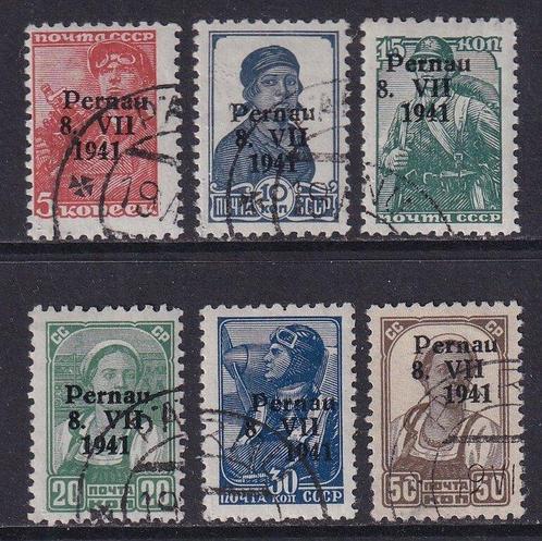 Duits Rijk - Bezetting van Estland (1941-1944) 1941 - Pärnu, Postzegels en Munten, Postzegels | Europa | Duitsland