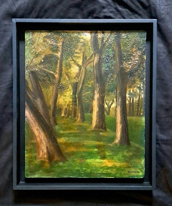 Jean Piaubert (1900-2002) - 1930 à Bagatelle, bois de, Antiquités & Art, Art | Peinture | Classique