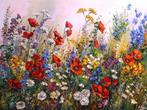 Aneta Karpezo - Summer meadow with flowers