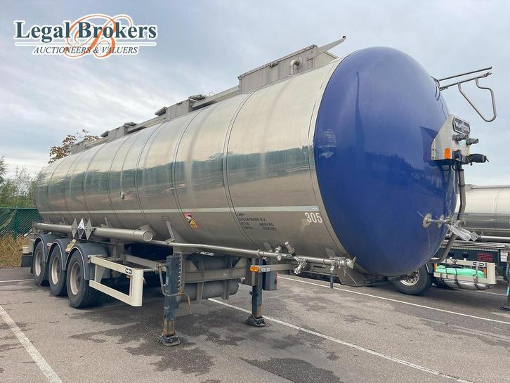 Van Hool  - Oplegger + Tank, Zakelijke goederen, Machines en Bouw | Transport, Ophalen of Verzenden