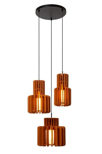 Hanglamp Lucide ROLLO -  - 3xE27 - Terracotta beschikbaar voor biedingen
