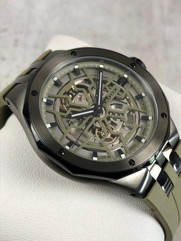 Edox - Delfin Mecano Automatic Skeleton Black -