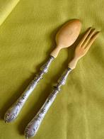 Couverts de service à salade (2) - Argent 800 - 1850-1900