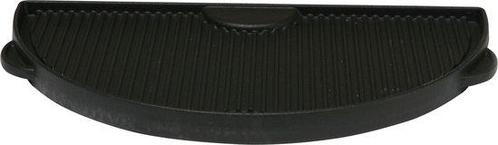 Grill Guru Large Cast Iron Half Moon Griddle – Veelzijdig., Tuin en Terras, Houtskoolbarbecues, Nieuw, Verzenden