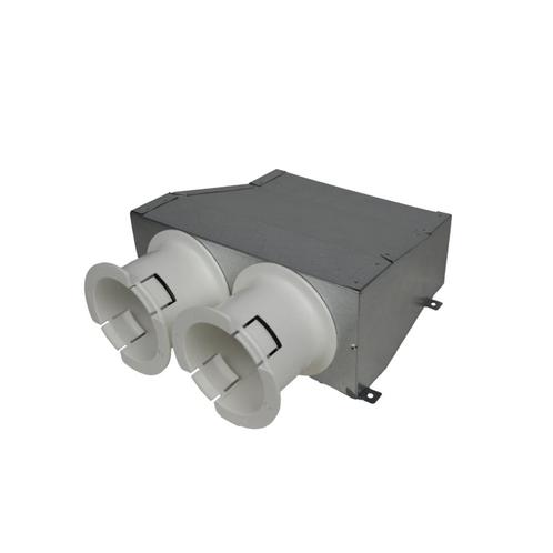 Verloop Click Fix 2xø90 - 80x220mm, Doe-het-zelf en Bouw, Ventilatie en Afzuiging, Nieuw, Verzenden