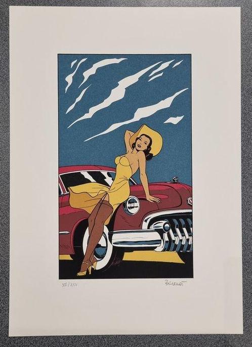 Berthet, Philippe - 1 Silkscreen - Pin Up - 1995, Boeken, Strips | Comics