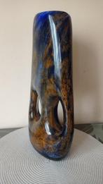 Adam Jablonski - Vase - H. 38 cm / 4 kg - décharge de verre, Antiek en Kunst