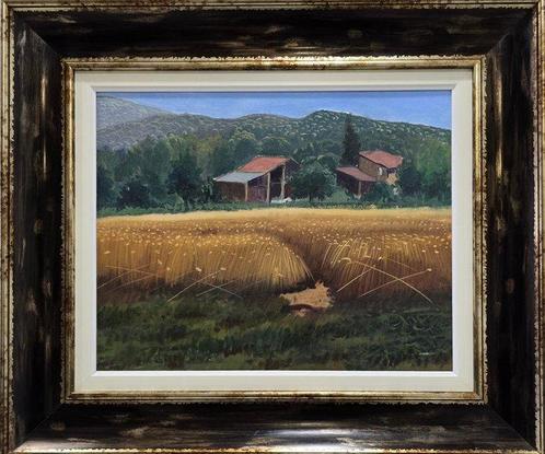 Vicenç Alsina (1942) - Trigo bajo el sol, Antiek en Kunst, Kunst | Schilderijen | Klassiek