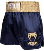 Venum Classic Muay Thai Shorts Navy Blue Gold, Nieuw, Blauw, Maat 56/58 (XL), Venum