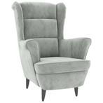Fauteuil lichtgrijs comfort | Retour Deal | Nu 40% Korting, Huis en Inrichting, Verzenden, Nieuw, Stof, 75 tot 100 cm