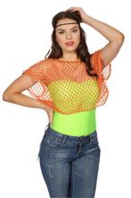 Visnet Shirt Oranje, Kleding | Dames, Verzenden, Nieuw