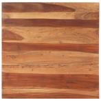 80x80 Acacia Tafelblad | Retour Deal | Rustieke Charme, Huis en Inrichting, 50 tot 100 cm, Verzenden, Rustiek, Vierkant