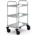 Serveerwagen | VARIOCART | RVS | 3 Niveaus (EN600x400) |, Verzenden, Nieuw in verpakking
