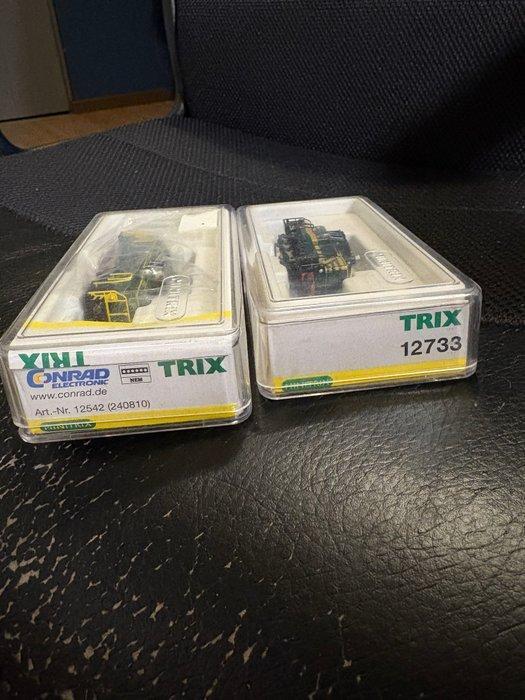 Trix N - 12733/12542 - Diesellocomotief (2) - Sèrie 80 -, Hobby en Vrije tijd, Modeltreinen | N-Spoor