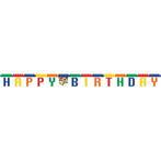 Lego Slinger Happy Birthday 2,3m, Hobby & Loisirs créatifs, Articles de fête, Verzenden