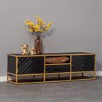 Tv-meubel Mangohout Fingula 165 cm, Verzenden