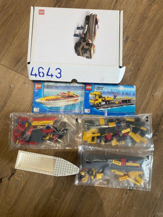 Lego Set - City - 60117 Familie Camper; 4643 Speedboot, Kinderen en Baby's, Speelgoed | Duplo en Lego